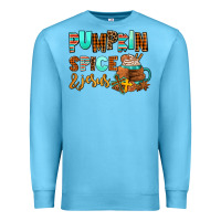 Ocean Blue pumpkin spice and jesus Premium Sweatshirt - AdoDesignShop