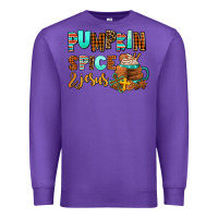 Purple pumpkin spice and jesus Premium Sweatshirt - AdoDesignShop
