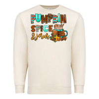 Sandshell pumpkin spice and jesus Premium Sweatshirt - AdoDesignShop