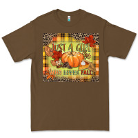 Cacao Just a girl who loves Fall Premium Tee - NancyCooperArtShop