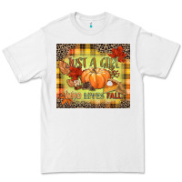 White Just a girl who loves Fall Premium Tee - NancyCooperArtShop