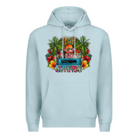Blue Mist Summer Premium Hoodie - CowhideDigitalArt