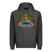 Charcoal Heather Summer Premium Hoodie - CowhideDigitalArt