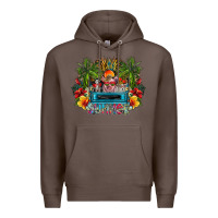 Coffee Summer Premium Hoodie - CowhideDigitalArt