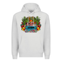 Dove Grey Summer Premium Hoodie - CowhideDigitalArt