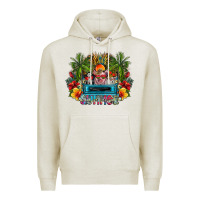 Oatmeal Heather Summer Premium Hoodie - CowhideDigitalArt