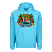 Ocean Blue Summer Premium Hoodie - CowhideDigitalArt