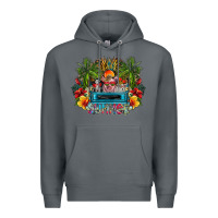 Rock Summer Premium Hoodie - CowhideDigitalArt