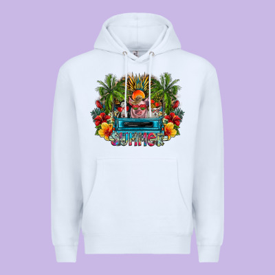 Summer Premium Hoodie Designed By Cowhidedigitalart