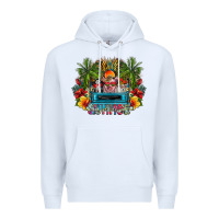 White Summer Premium Hoodie - CowhideDigitalArt