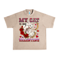 French Oak my cat is my valentine Urban Heavy Tee - OliviaCreatesArt