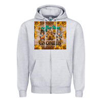 Heather Grey coffee time gnomies Zipper Hoodie - BarkalooDesign