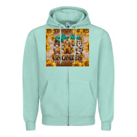 Seafoam coffee time gnomies Zipper Hoodie - BarkalooDesign
