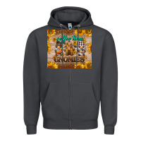 Smoke coffee time gnomies Zipper Hoodie - BarkalooDesign