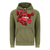 Vintage Olive Kiss me back Valentine's Day Vintage Hoodie - FaDigitalArtStudio