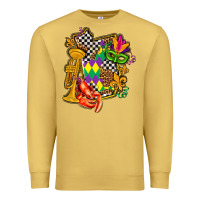 Antique Gold mississippi map mardi gras Premium Sweatshirt - AdoDesignShop