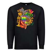 Black mississippi map mardi gras Premium Sweatshirt - AdoDesignShop