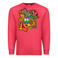 Cardinal mississippi map mardi gras Premium Sweatshirt - AdoDesignShop