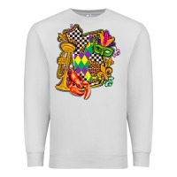 Dove Grey mississippi map mardi gras Premium Sweatshirt - AdoDesignShop