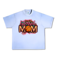 Grape Ice blessed basketball mom lightbulb letters Urban Heavy Tee - OliviaCreatesArt