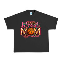 Pigment Black blessed basketball mom lightbulb letters Urban Heavy Tee - OliviaCreatesArt