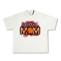 Pistachio blessed basketball mom lightbulb letters Urban Heavy Tee - OliviaCreatesArt