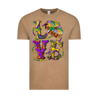 Vintage Coffee mardi gras love with king cake Vintage Tee - RanaPortraitStore
