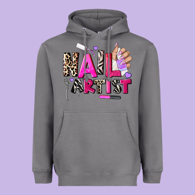 Nail Artist Heavyweight Hoodie Designed By Adodesignshop
