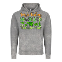 Cloud Rock St. Patrick's Irish today hungover tomorrow Vintage Hoodie - OliviaCreatesArt