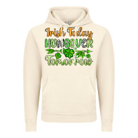 Vintage Artic St. Patrick's Irish today hungover tomorrow Vintage Hoodie - OliviaCreatesArt