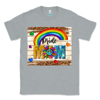 Heather Grey pride mom Classic Tee - TumblerDesignByShophia