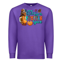 Purple my blood type is pumpkin spice Premium Sweatshirt - AdoDesignShop