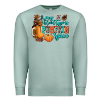 Seafoam my blood type is pumpkin spice Premium Sweatshirt - AdoDesignShop