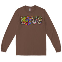 Chestnut tie dye sunflower love Long Sleeve Tee - RanaPortraitStore