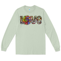 Matcha tie dye sunflower love Long Sleeve Tee - RanaPortraitStore