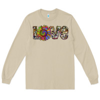 Mushroom tie dye sunflower love Long Sleeve Tee - RanaPortraitStore