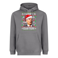 Storm Santa Joe Biden Happy Easter Ugly Christmas Heavyweight Hoodie - maiPhamDesign