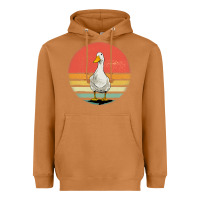 Meerkat Retro Vintage Duck Heavyweight Hoodie - maiPhamDesign
