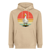 Mushroom Retro Vintage Duck Heavyweight Hoodie - maiPhamDesign