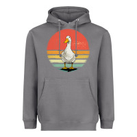 Storm Retro Vintage Duck Heavyweight Hoodie - maiPhamDesign