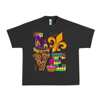 Pigment Black mardi gras love olivia Urban Heavy Tee - OliviaCreatesArt