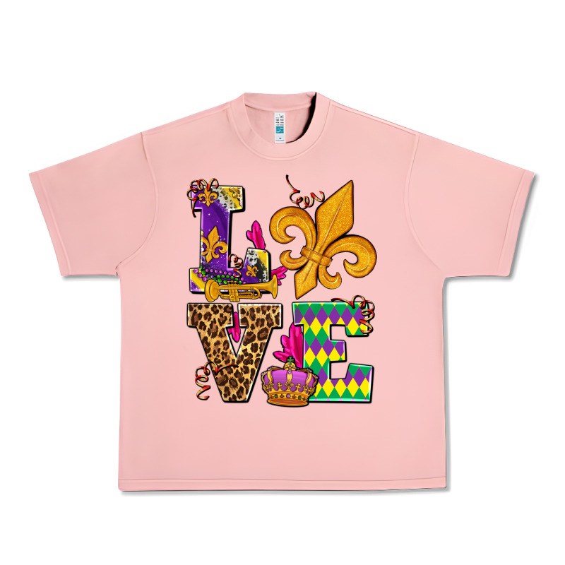 Mardi Gras Love Olivia Urban Heavy Tee by OliviaCreatesArt | Teevron