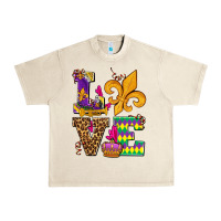 Sandshell mardi gras love olivia Urban Heavy Tee - OliviaCreatesArt