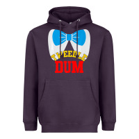 Plum tweedle dee dum funny matching halloween costume for couples premium t Heavyweight Hoodie - maiPhamDesign