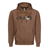Chestnut caffeine before chaos Zipper Hoodie - BarkalooDesign