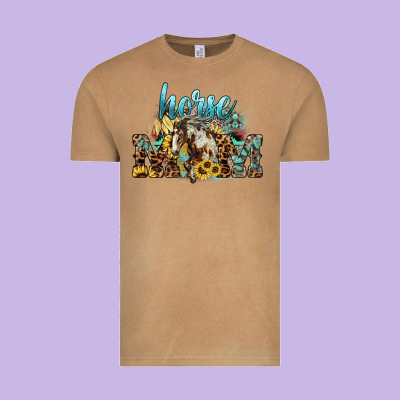 Horse Mom Mother's Day Vintage Tee Designed By Howdyjamesfarm