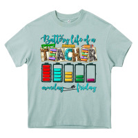 Arona battery life of a teacher monday friday Heavy Core Tee - NancyCooperArtShop