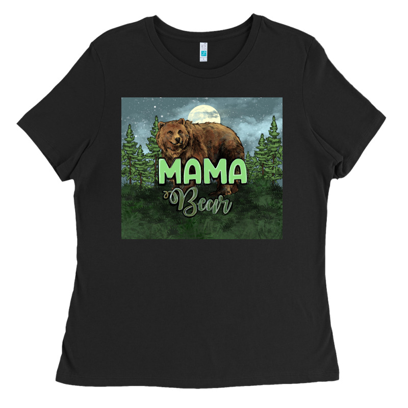 Mama Bear Tumbler Ladies Tee by HowdyJamesFarm | Teevron