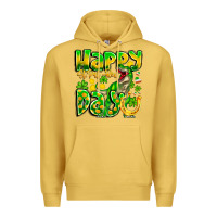 Antique Gold Happy St Patricks Rex Day Premium Hoodie - CowhideDigitalArt