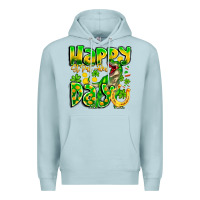 Blue Mist Happy St Patricks Rex Day Premium Hoodie - CowhideDigitalArt